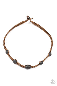 Paparazzi "Lone Rock" Brown Urban Bracelet Unisex Paparazzi Jewelry