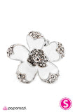Paparazzi "Blooming Elegance - White" ring Paparazzi Jewelry