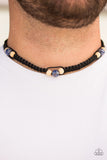 Paparazzi "Vitality" Blue Urban Necklace Unisex Paparazzi Jewelry