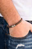 Paparazzi "One For The Trail" Brown Urban Bracelet Unisex Paparazzi Jewelry