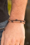 Paparazzi VINTAGE VAULT "Off The Beaten Path" Brown Urban Bracelet Unisex Paparazzi Jewelry