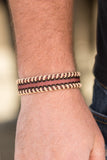 Paparazzi "Trail Excursion" Brown Leather Urban Bracelet Unisex Paparazzi Jewelry