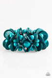 Paparazzi "Tropical Temptress" Blue Bracelet Paparazzi Jewelry