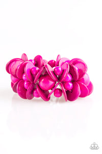 Paparazzi "Tropical Temptress" Pink Bracelet Paparazzi Jewelry