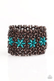 Paparazzi "Bahama Babe" Blue Bracelet Paparazzi Jewelry