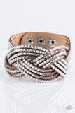 Paparazzi "Top Class Chic" Brown Wrap Bracelet Paparazzi Jewelry