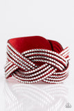Paparazzi "Big City Shimmer" Red Wrap Bracelet Paparazzi Jewelry