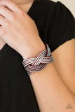 Paparazzi "Big City Shimmer" Red Wrap Bracelet Paparazzi Jewelry