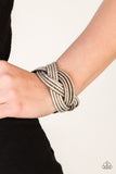 Paparazzi "Big City Shimmer" Brown Wrap Bracelet Paparazzi Jewelry