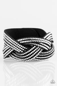 Paparazzi "Big City Shimmer" Black Wrap Bracelet Paparazzi Jewelry