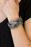 Paparazzi "Big City Shimmer" Black Wrap Bracelet Paparazzi Jewelry