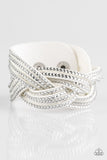 Paparazzi "Big City Shimmer" White Wrap Bracelet Paparazzi Jewelry