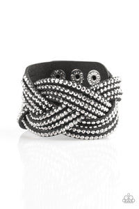 Paparazzi "Top Class Chic" Black Wrap Bracelet Paparazzi Jewelry