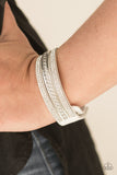 Paparazzi "Unstoppable" White Wrap Bracelet Paparazzi Jewelry