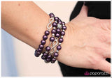 Paparazzi "Always and FOURever" Purple Bracelet Paparazzi Jewelry