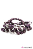 Paparazzi "Always and FOURever" Purple Bracelet Paparazzi Jewelry