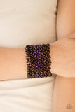 Paparazzi "Bahama Babe" Purple Bracelet Paparazzi Jewelry