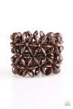 Paparazzi "Hawaii Haven" Brown Bracelet Paparazzi Jewelry