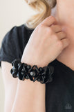 Paparazzi "Tropical Temptress" Black Bracelet Paparazzi Jewelry