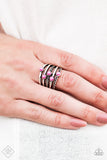 Paparazzi "Dearly Devoted" FASHION FIX Pink Ring Paparazzi Jewelry