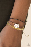 Paparazzi "Treetop Treasure" Yellow Urban Bracelet Paparazzi Jewelry