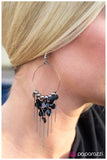 Paparazzi "All That Jazz" Black Earrings Paparazzi Jewelry