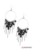 Paparazzi "All That Jazz" Black Earrings Paparazzi Jewelry