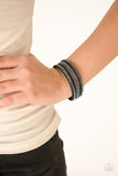 Paparazzi "Unstoppable" Black Wrap Bracelet Paparazzi Jewelry