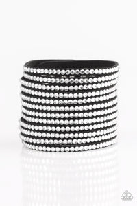 Paparazzi "The Boss Is Back" Black Wrap Bracelet Paparazzi Jewelry