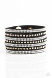 Paparazzi "Victory Shine" Black 122XX Wrap Bracelet Paparazzi Jewelry