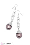 Paparazzi "I AM Hooked" Brown Pearl Hook Earrings Paparazzi Jewelry