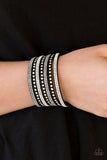 Paparazzi "Victory Shine" Black 123XX Wrap Bracelet Paparazzi Jewelry