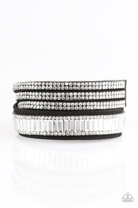 Paparazzi "Just In SHOWTIME" White Wrap Bracelet Paparazzi Jewelry