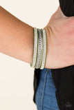 Paparazzi VINTAGE VAULT "Unstoppable" Green Wrap Bracelet Paparazzi Jewelry