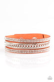 Paparazzi VINTAGE VAULT "Unstoppable" Orange Wrap Bracelet Paparazzi Jewelry