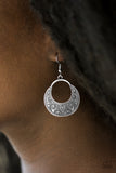 Paparazzi "Noble Native" Silver Earrings Paparazzi Jewelry