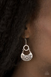 Paparazzi "West Side Wild" Silver Earrings Paparazzi Jewelry