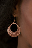 Paparazzi "Noble Native" Copper Earrings Paparazzi Jewelry