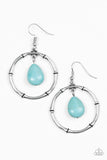 Paparazzi "Stone Style" Blue  Earrings Paparazzi Jewelry