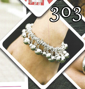 Paparazzi "Ballroom Baller" FASHION FIX  Silver Bracelet Paparazzi Jewelry