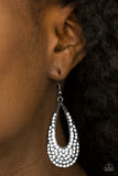 Paparazzi "Big-Time Spender" Black Earrings Paparazzi Jewelry