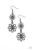 Paparazzi "A Date With Daisies" Black Earrings Paparazzi Jewelry