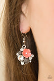 Paparazzi "Lily Valleys" Orange Earrings Paparazzi Jewelry