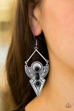 Paparazzi "Desert Dynasty" Black Earrings Paparazzi Jewelry