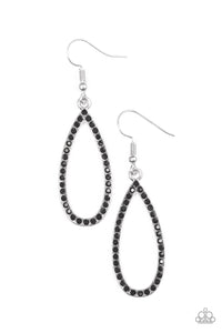 Paparazzi "Twilight Shimmer" Black Earrings Paparazzi Jewelry