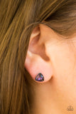 Paparazzi "Precision Shine" Purple Post Earrings Paparazzi Jewelry