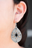 Paparazzi "Sedona Sun" Black Earrings Paparazzi Jewelry