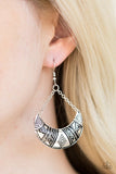 Paparazzi "Texas Tango" Silver Earrings Paparazzi Jewelry