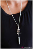 Paparazzi "Deliberately Delicate" White Necklace & Earring Set Paparazzi Jewelry