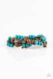 Paparazzi "Bikinis and Boardwalks" Blue Bracelet Paparazzi Jewelry